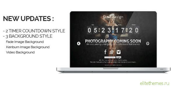 Photography - Coming Soon Site Template