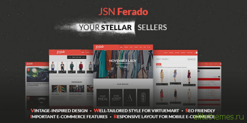 JSN Ferado v1.0 Stellar Joomla! e-Commerce Templates