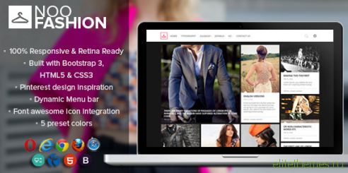 Fashion v1.0.1 – Multi Purposes Blog & Portfolio Joomla Template j3x