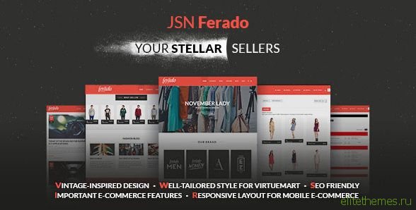 JSN Ferado - Stellar Joomla! e-Commerce Templates