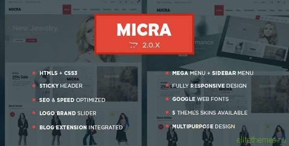 Micra - Responsive Multipurpose OpenCart Theme