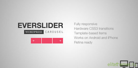 Everslider v1.4 - Responsive WordPress Carousel Plugin