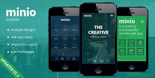 Minio - Themeforest HTML Mobile Template