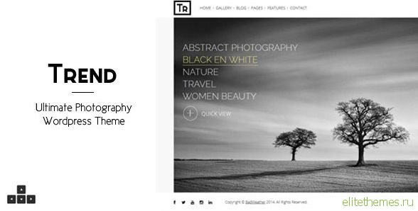 Trend v3.5 - Photography WordPress Theme