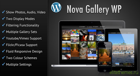 Nova Gallery v1.4.2 - Multimedia Gallery WordPress Plugin