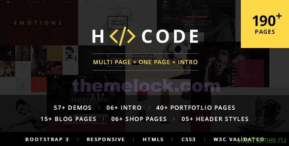 H-Code - Multi-Purpose One Multi Page Template