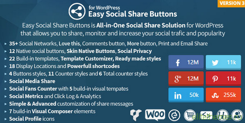 Easy Social Share Buttons for WordPress v3.0.1