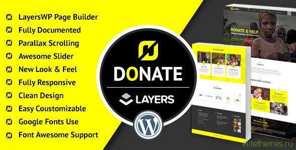 Donate - Nonprofit WordPress LayersWP Theme
