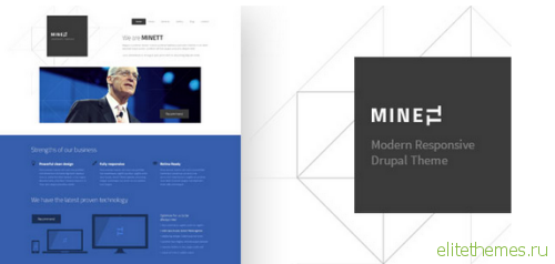 MINETT - Responsive Drupal 7 Theme