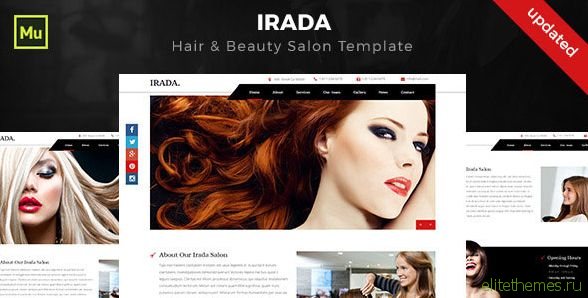 Irada - Hair & Beauty Salon HTML Template
