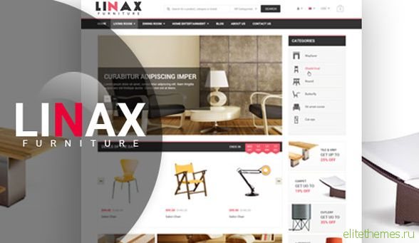 Linax - Creativemarket Magento Theme