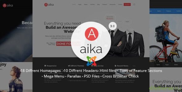 Aaika - Responsive Multipurpose Joomla Template