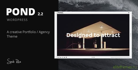 Pond v2.2 - Creative Portfolio / Agency WordPress Theme
