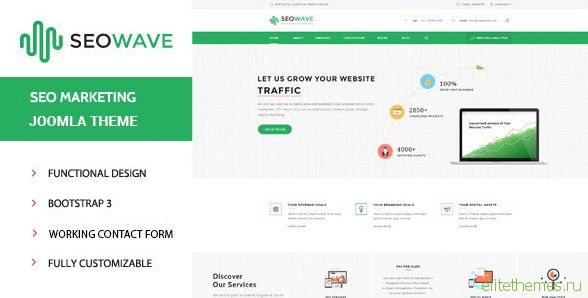 SeoWave - One-Stop Digital Marketing Joomla Template