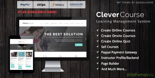 Clever Course v1.27 - Learning Management System Theme