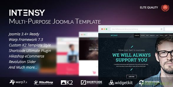 Intensy - Multipurpose Joomla Template