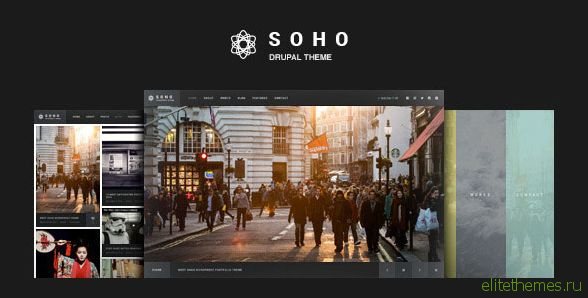 SOHO - Fullscreen Photo & Video Drupal Theme