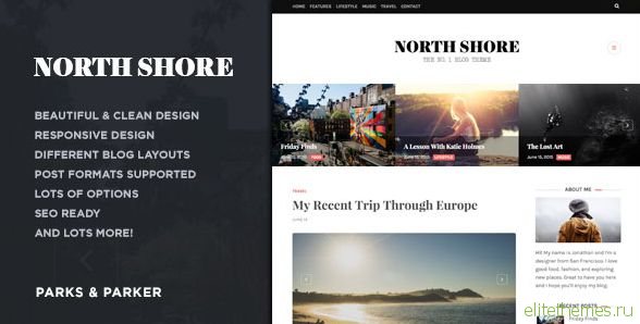 North Shore - A Responsive WordPress Blog Theme