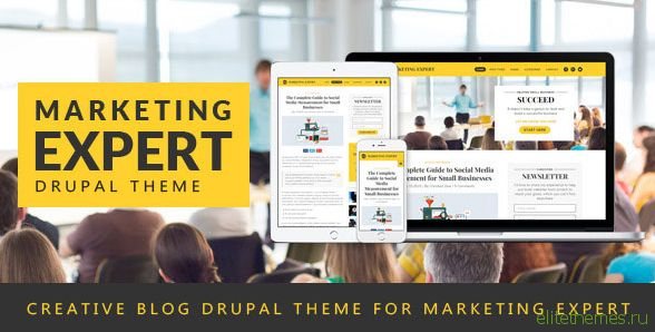 Expert - Blog Drupal Theme for Marketer