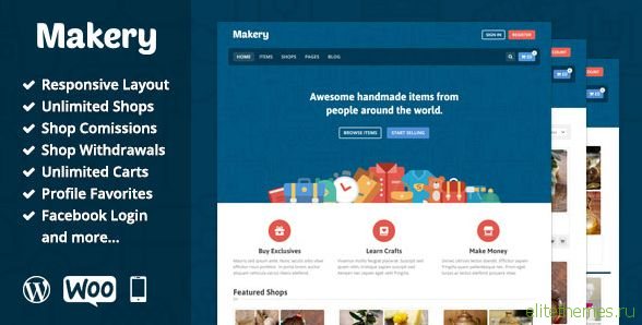 Makery v1.9 - Themeforest Marketplace WordPress Theme