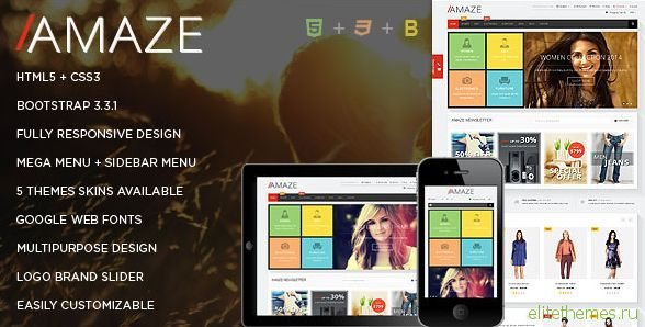 Amaze - Responsive Ecommerce HTML5 Template
