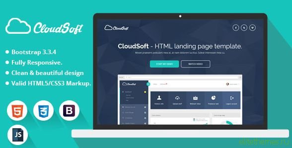 Cloud Soft - HTML Landing Page Template