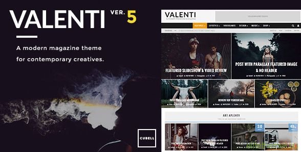 Valenti v5.0.1 - WordPress HD Review Magazine News Theme