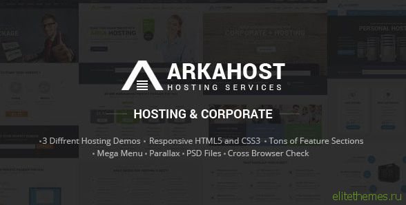 Arka Host - Responsive Hosting & Corporate Template