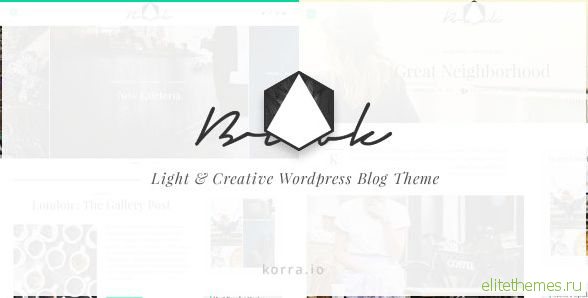 Brook - Light & Responsive WordPress Blog Theme