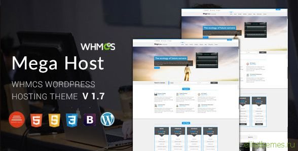Megahost v1.7 - Hosting WordPress Theme with WHMCS