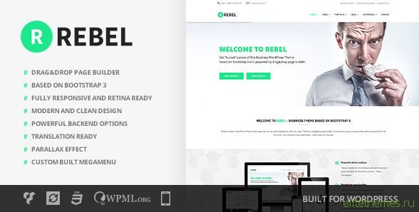 Rebel v1.8.1 - WordPress Business Bootstrap Theme