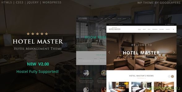 Hotel Master v2.01 - Hotel Booking WordPress Theme
