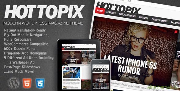 Hot Topix v2.9.1 - Modern WordPress Magazine Theme