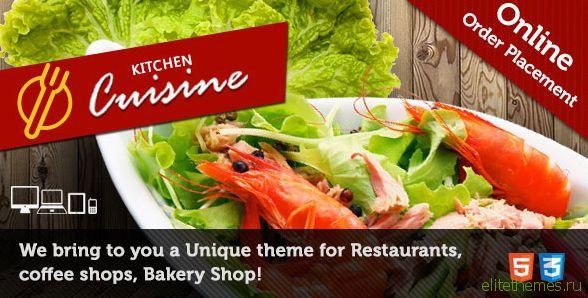 Kitchen Cuisine - Restaurants & Café HTML Template