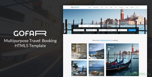 Gofar - Multipurpose Travel Booking Template