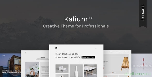 Kalium v1.7.2 - Creative Theme for Professionals