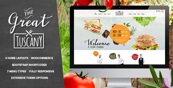 Tuscany v1.4.4 - Restaurant Shop Creative WordPress Theme