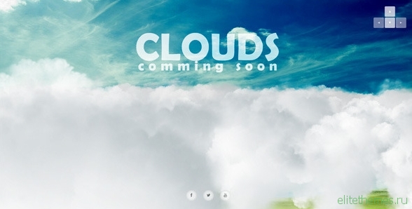 Clouds - 3d Interactive Coming Soon Page