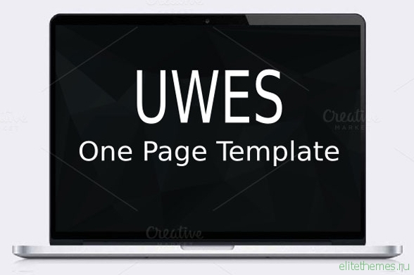 Uwes - Creativemarket One Page Template