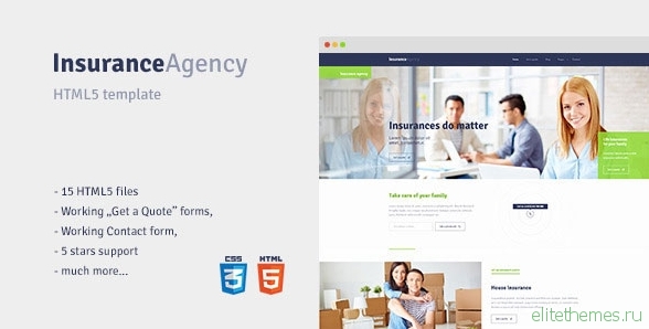 Insurance - HTML5 template for Insurance Agency