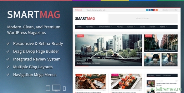 SmartMag v2.6.1 - Themeforest Responsive & Retina WP Magazine