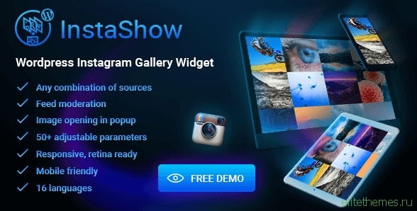 InstaShow v1.4.1 - WordPress Instagram Gallery Widget