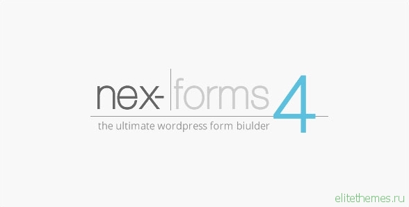 NEX-Forms v4.5 - The Ultimate WordPress Form Builder