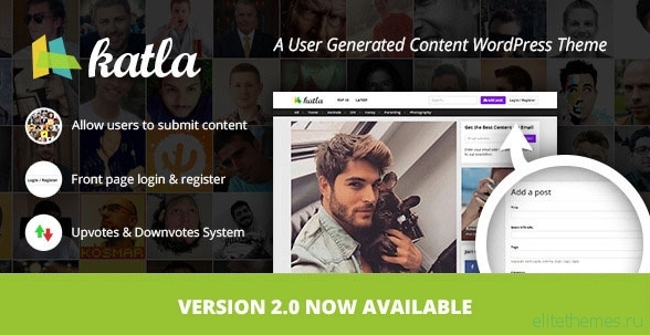 Katla v2.2.5 - User Generated Content Theme
