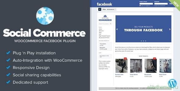 Social Commerce v1.3.4 - WooCommerce Facebook Plugin