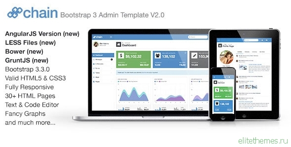 Chain Responsive Bootstrap 3 Admin Template