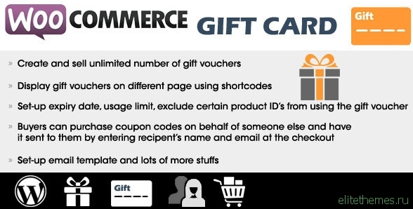Codecanyon Woocommerce Gift Card v2.1