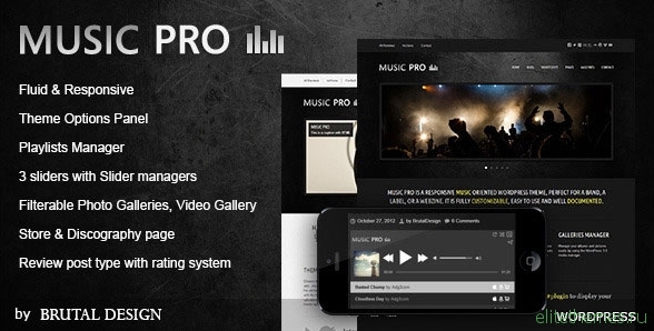 Music Pro v3.3.0 - Music Oriented WordPress Theme