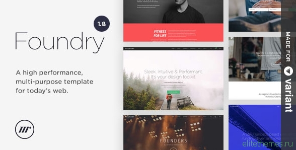 Foundry - Multipurpose HTML + Variant Page Builder