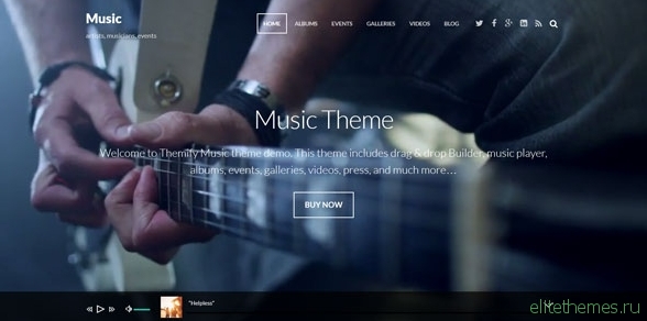 Music v1.3.5 - Themeify.me WordPress Theme